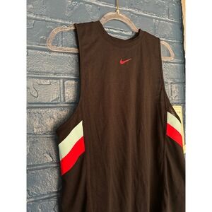 Nike Dri-FIT Tank Top‎ Women's Sleeveless Athletic Workout Training Black
